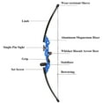thumbnail image 3 of Piaoyu Juego de Arco y Flechas de 50" para Adultos, Kit de Arco Recurvo de Metal con Elevador hacia la Derecha de 40 Lb para Objetivo de Caza Principiante a Intermedio, 3 of 12