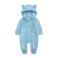 thumbnail image 4 of Matching Christmas Pajamas Jumpsuit Cute Long Sleeve Cat Outfits Romper with Hood Funny Christmas Pajamas for Family, 4 of 5