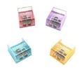 thumbnail image 2 of Taotanxi Two Hole Small-scale Pencil Sharpener 4Pcs,1 Blue, 1 Pink, 1 Purple, 1 Yellow, 2 of 5