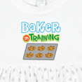 thumbnail image 4 of Inktastic Baker in Training Baking Girls Baby Dress, 4 of 5