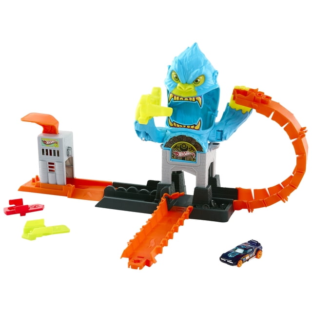 Pista de Juguete Mattel Hot Wheels Taller del Gorila