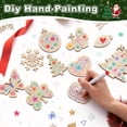 thumbnail image 4 of Uxcell 24Pcs Wooden Bulb Ornaments to Paint, 2.7" x 1.5" DIY Blank Unfinished Wood Homemade Ornament with Rope for Art Crafts DIY Thanksgiving Halloween Birthday Gifts, 4 of 6