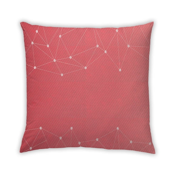 Ahgly Company Outdoor Square Contemporary Throw Pillow, 18 inch by 18 inch