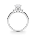 thumbnail image 2 of Eloya Jewel 1.7 Ct Moissanite Three Stone Engagement Ring - 14K White Gold Plated Princess Cut Moissanite Ring for Women - Wedding Jewelry with Three Stone Design for Her - Valentine Gifts, 2 of 2