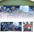 thumbnail image 3 of Halloween Skeleton Garage Fabric with Classic Lighting Effect Holiday Party Decoration Outdoor Banner for Events, 3 of 7