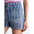 thumbnail image 4 of Free Assembly Women's Patch Pocket Denim Shorts, 3" Inseam, Sizes 0-18, 4 of 5