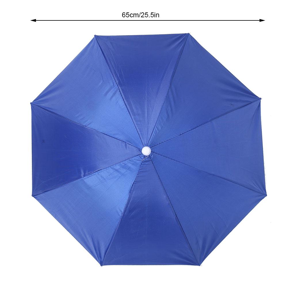 Pour l/'été et l/'extérieur 80 cm GeKLok Chapeau parapluie Chapeau de plage Bandeau pliable Chapeau arc-en-ciel Chapeau de pêche