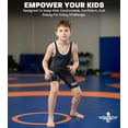 thumbnail image 3 of Exxact Sports Plain Youth Wrestling Singlet For Boys, Premium Powerlifting Singlet, Kids Wrestling Singlets For Training - (Black, Y2XS), 3 of 5