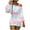Pink, variant on ICHUANYI Womens Casual Dress Print Shoulder Long Sleeve Off Shoulder Lace-Up Draw Back A Line Dress Summer