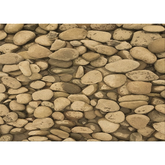 Ahgly Company Indoor Rectangle Patterned Red Dirt Brown Area Rugs, 7' x 10'