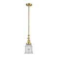 thumbnail image 1 of Innovations 206-SG-G182-LED Canton 1 Light Mini Pendant part of the Franklin Restoration Collection, Satin Gold, 1 of 1