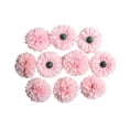 thumbnail image 2 of Flores artificiales, 10 cabezas de flores de seda, ramo de flores de crisantemo Lavanda, 2 of 8