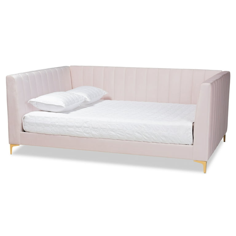 Baxton Studio Oksana Modern Contemporary Glam and Luxe Light Pink