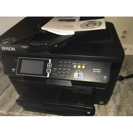 Epson WorkForce WF-7620 All-in-One Printer Used (Best Epson Printer For Home Use In India)