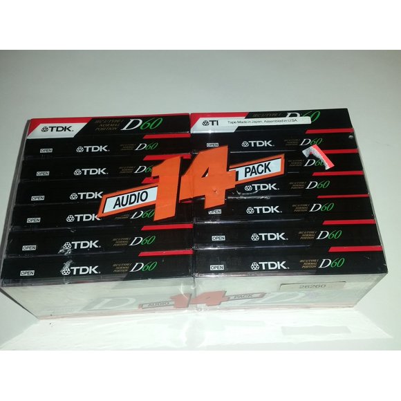 TDK D90 14 Pack Audio Cassettes