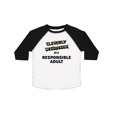 

Inktastic Cleverly Disguised as a Responsible Adult Gift Toddler Boy or Toddler Girl T-Shirt