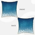 thumbnail image 3 of Kll Christmas Snowflakes Decorative Throw Pillow Covers Velvet Soft For Couch Sofa Bedroom Living Room Outdoor -16"X16", 3 of 8
