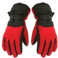 thumbnail image 2 of Otqutp Kids Ski Mittens Winter Snow Waterproof Mittens Toddler Gloves Warm Windproof Warm Mittens Outdoor for Boys Girls 7-16 Years(Red,7-12 Years), 2 of 5