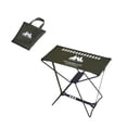 thumbnail image 3 of Taburete de pesca plegable con bolsa de transporte Taburete para pies para viajes de adultos al aire libre Verde, 3 of 8