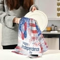 thumbnail image 3 of 4th of July America Flag Tea Towels Set of 6 Independence Day Fireworks Kitchen Dish Cloth with Hanging Loop, 18"x28"Lint-Free Absorbent Towel for Kitchen Drying Wiping and Cleaning, 3 of 7