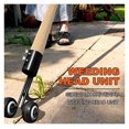 Crack Weeding Tool with Wheels for Effortless Garden Cleaning Ideal