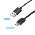 thumbnail image 2 of Unique Bargains Rallonge USB Mâle vers Micro USB Mâle avec Interrupteur 2M Noir, 2 of 5