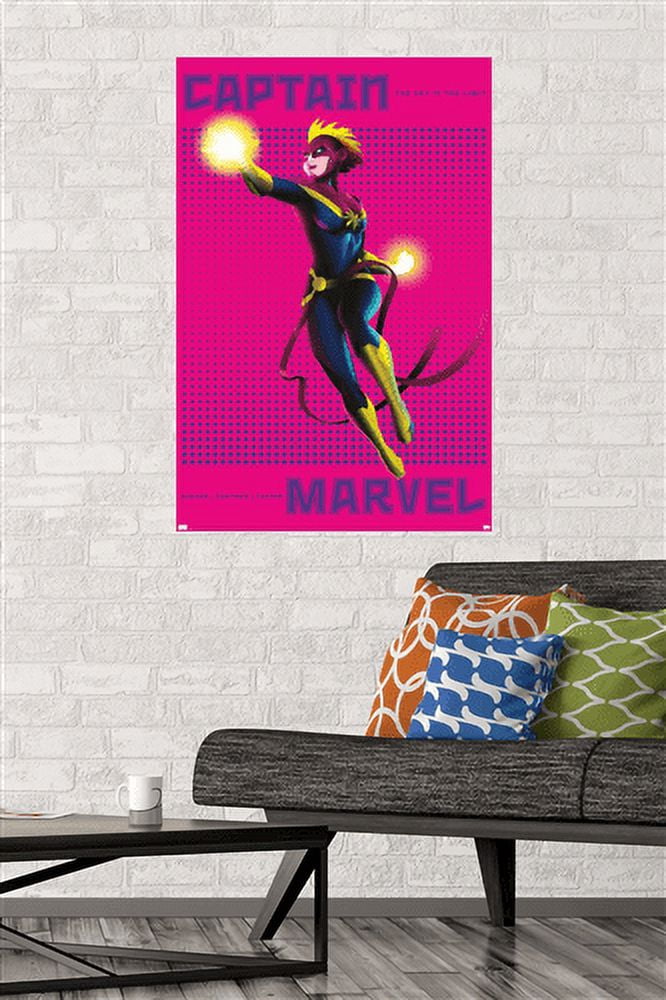 Marvel Shape of a Hero - Captain Marvel Wall Poster, 22.375" x 34"