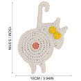 thumbnail image 3 of Qonioi Cat Butt Beverage Coaster, Funny Woven Cup Mat with Absorbent Padding, Novelty Drink Pad, Feline Themed Coaster, 3 of 4