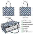 thumbnail image 2 of Large Capacity Tote Bag,Dark Blue Fairy Moon Princess Pattern Handbag Fashion Luxury Tote Bag,15.7"x13"x 5.1" Inches,Laptop Compatible, 2 of 2