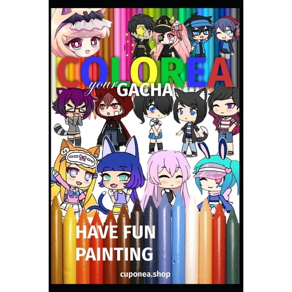 Colorea Your Gacha: Have Fun Painting, (Paperback)