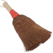Worgeous Handheld Broom Dust Brush Palm Fiber Short Handle Household Cleaning Tool 1Set