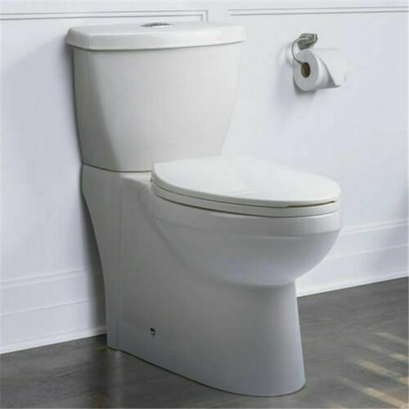 Miseno MNO490ECBWH 1.1 & 1.6 Gpf Elongated Dual Toilet Flush - 2 Piece