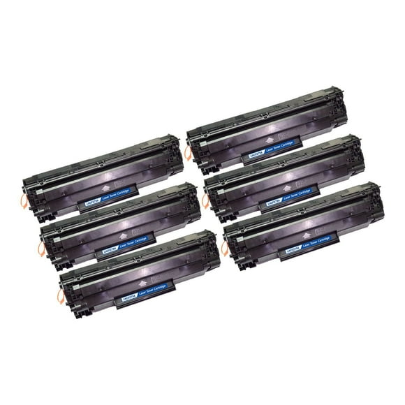 L-ink 6 Pack Compatible HP 79A (CF279A) Black Toner Cartridge