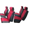 Leader Accessories Combo Custom Car Seat Covers Fit for Jeep Wrangler 2008 to 2010 Jk 4 Door Neoprene