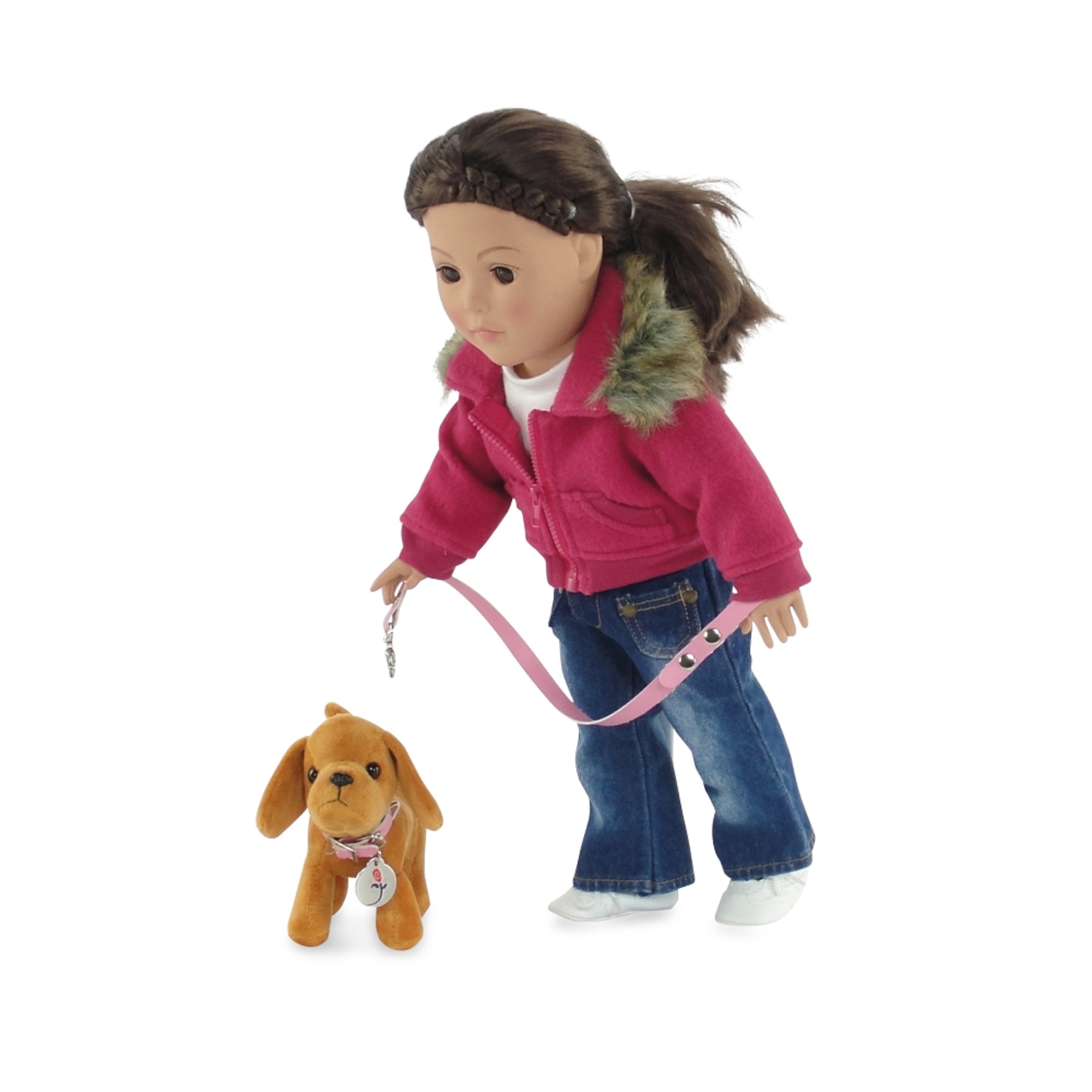 18 Doll Dog House Pet dog accessories fits Our Generation American Girl My  life