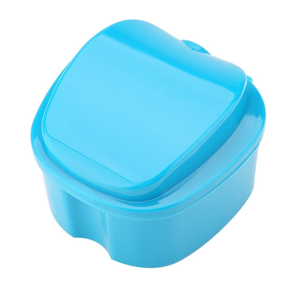 Caja de almacenamiento de dentaduras postizas, caja de almacenamiento de dentaduras postizas, contenedor para dentaduras postizas, claridad notable