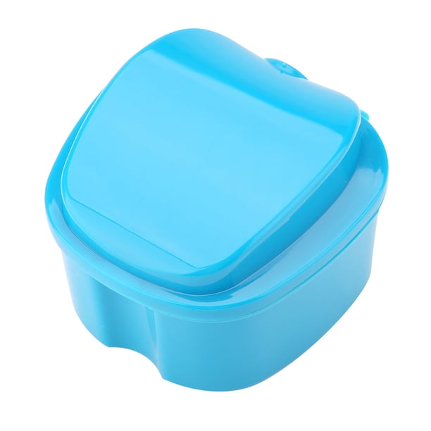 Caja de almacenamiento de dentaduras postizas, caja de almacenamiento de dentaduras postizas, contenedor para dentaduras postizas, claridad notable