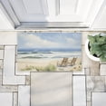 thumbnail image 3 of Chair View on Serene Beach Printed Outdoor Door Mat, design by Kim Allen, 18"x30", 3 of 8