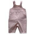 thumbnail image 3 of Bmisegm Toddler Jumpsuit Baby Girls' Cute Bunny Ear Overalls Soft with Big Pockets Long Sleeve Piece Outfit Baby Girl Romper 1-3 Years Pink,2-3 Years, 3 of 5
