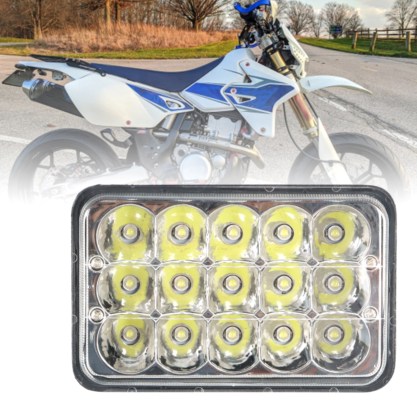 LABLT 4x6" LED Hi/Lo Projector Sealed Beam Headlight for Suzuki