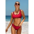 thumbnail image 4 of Women Bikini Set Push Up Padded Halter Camisole Top with Bikini Bottom, 4 of 7