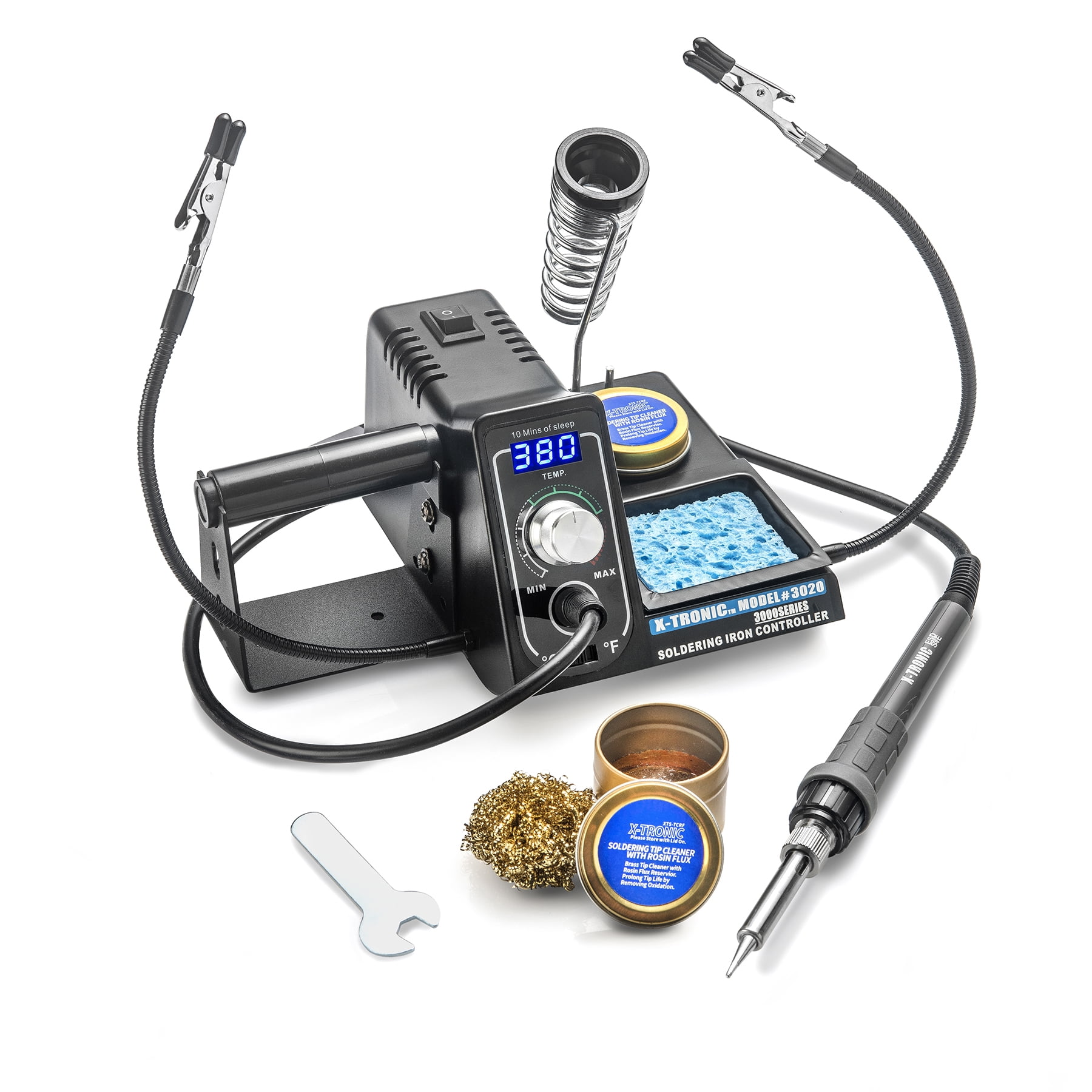 XTronic Model 3020XTS Digital Display Soldering Iron Station 10 Minute Sleep Function, Auto