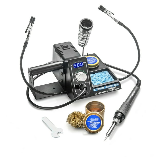 XTronic Model 3020XTS Digital Display Soldering Iron Station 10