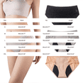 thumbnail image 3 of Lxkfashion Period Underwear for Women Menstrual Panties Cotton Postpartum Easy Clean Teens Brief, L, 3 of 6