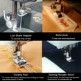 thumbnail image 4 of 15pcs Domestic Sewing Machine Foot Low Shank Sewing Machine for Snap on Presser Feet Set for Brother Singer Janome, 4 of 11