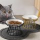 thumbnail image 2 of Cuenco de cerámica para mascotas Cuenco nórdico para gatos Cuenco de cerámica con patas altas para comida de gatos Plato enlatado para bocadillos Cuenco para comida para gatos, 2 of 6