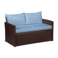 thumbnail image 5 of Thy-Hom Vital Loveseat, Dark Brown Wicker, 5 of 11