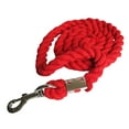 thumbnail image 5 of Miulika Horse Lead Rope Horse Leading Rope Handmade Durable Professional Practical Accessories Bolt Snap Heavy Duty Soft Braided Rope Red, 5 of 9