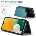 thumbnail image 3 of Feishell for Samsung Galaxy A14 5G Case with Card Holder, Wallet Case for Women Men with RFID Blocking, Durable PU Leather Kickstand Magnetic Clasp Shockproof Phone Case,Blue, 3 of 9
