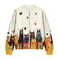 thumbnail image 4 of DISNIMO Cat Heart Printed Sweatshirts for Women Trendy Jackets Long Sleeve Outwear Warm Sweatshirts Fall Winter Clothes, S, 4 of 7